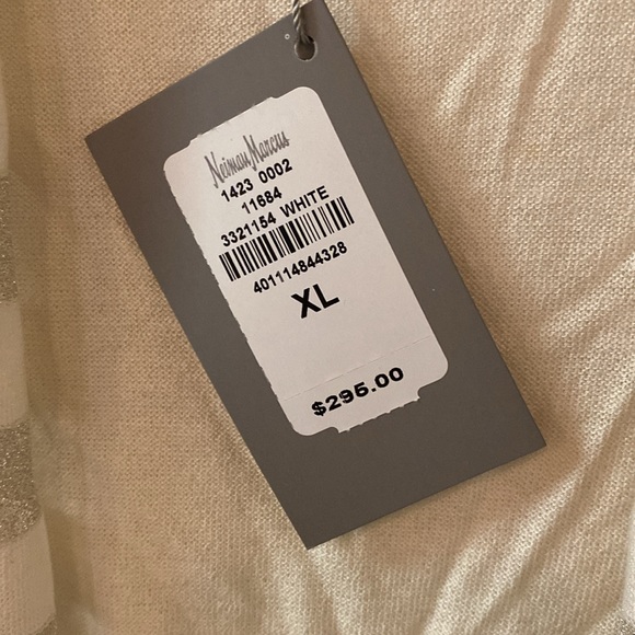 NWT Neiman Marcus Cashmere Collection Open Cardigan, 55% Silk, 20% Cashmere wool - Picture 3 of 6